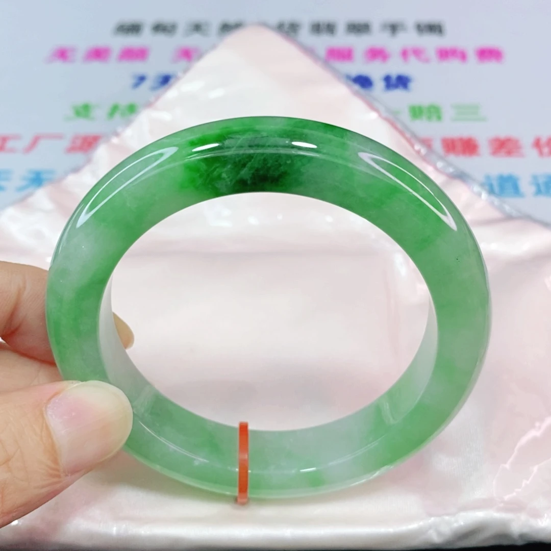 未镶嵌手镯翡翠56圈口正圈