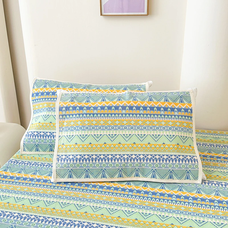 津唐【A类新疆长绒棉帆布枕巾/枕套】老帆布夏季透气吸汗枕巾柔软