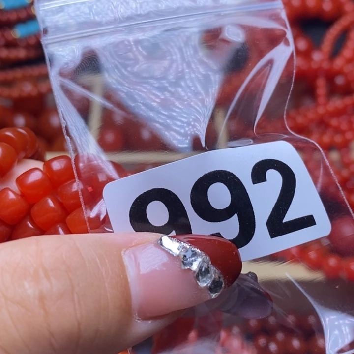 南红玛瑙手链未镶嵌陈****Ꮑ