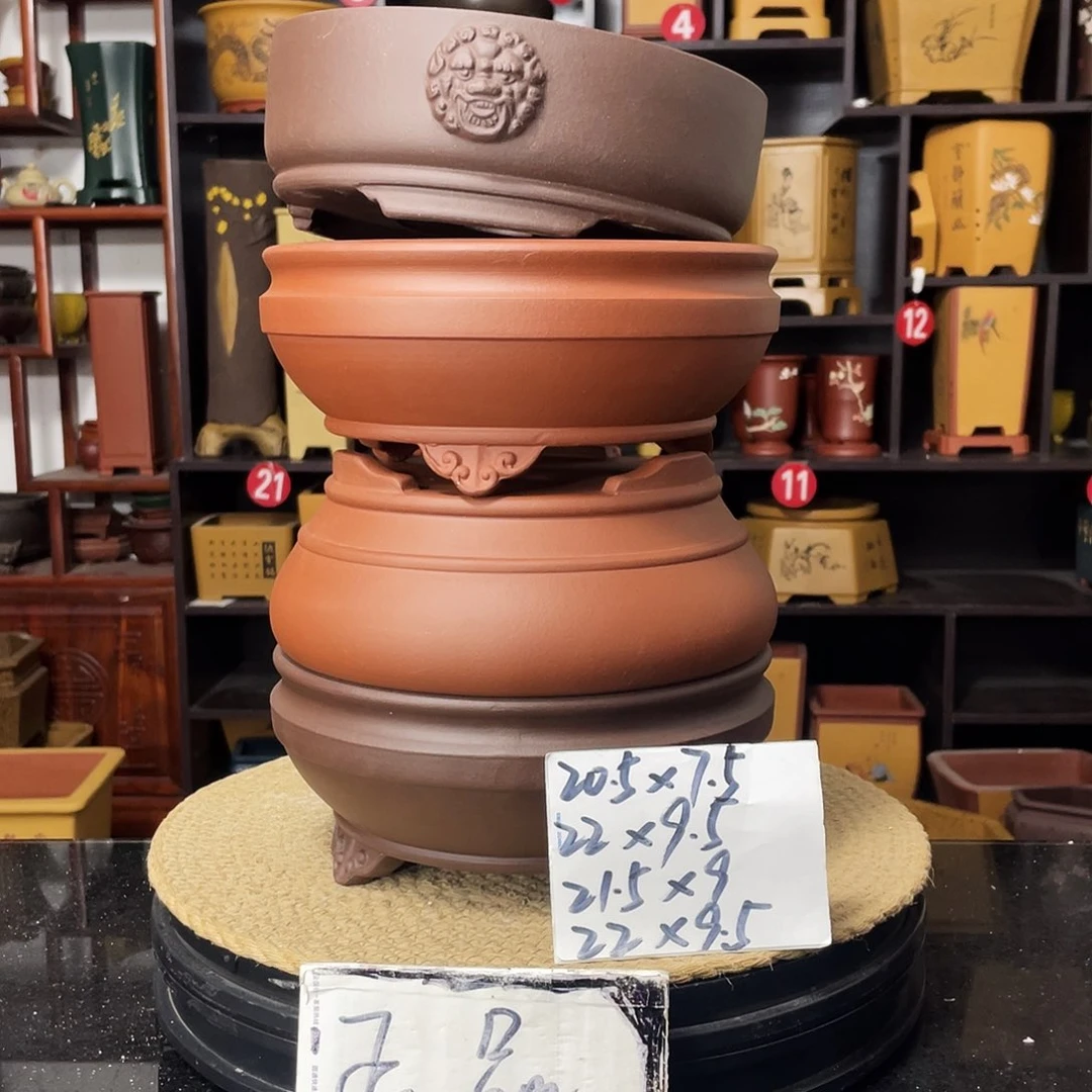 紫砂D-婉秋紫砂花盆