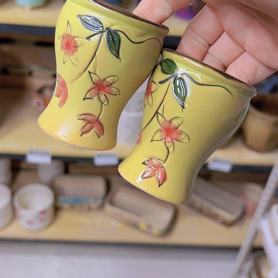 红陶陶瓷花盆当场满12包邮