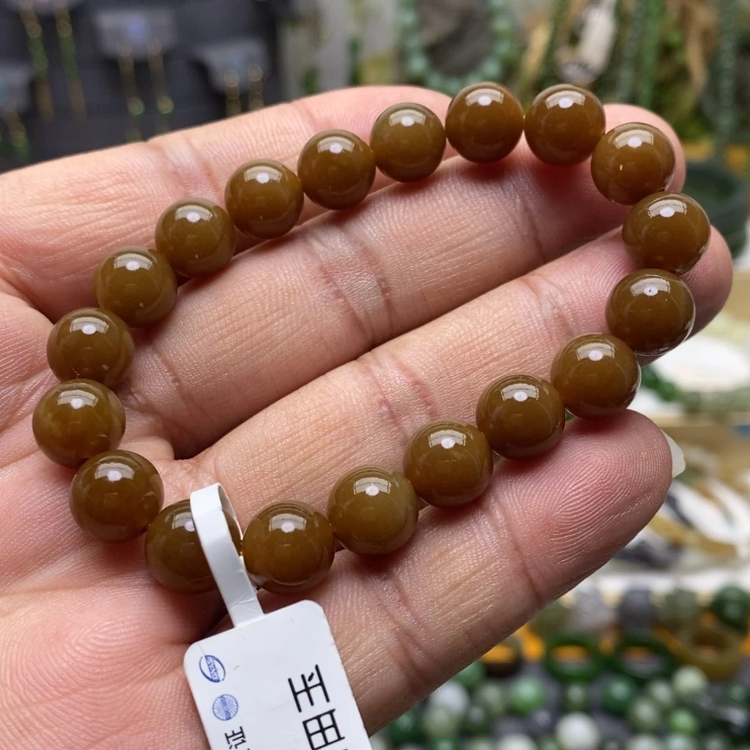 和田玉（糖玉）手链未镶嵌53