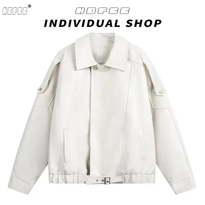 美式机车风设计感pu皮衣女2025春季爆款宽松休闲痞帅皮夹克外套潮