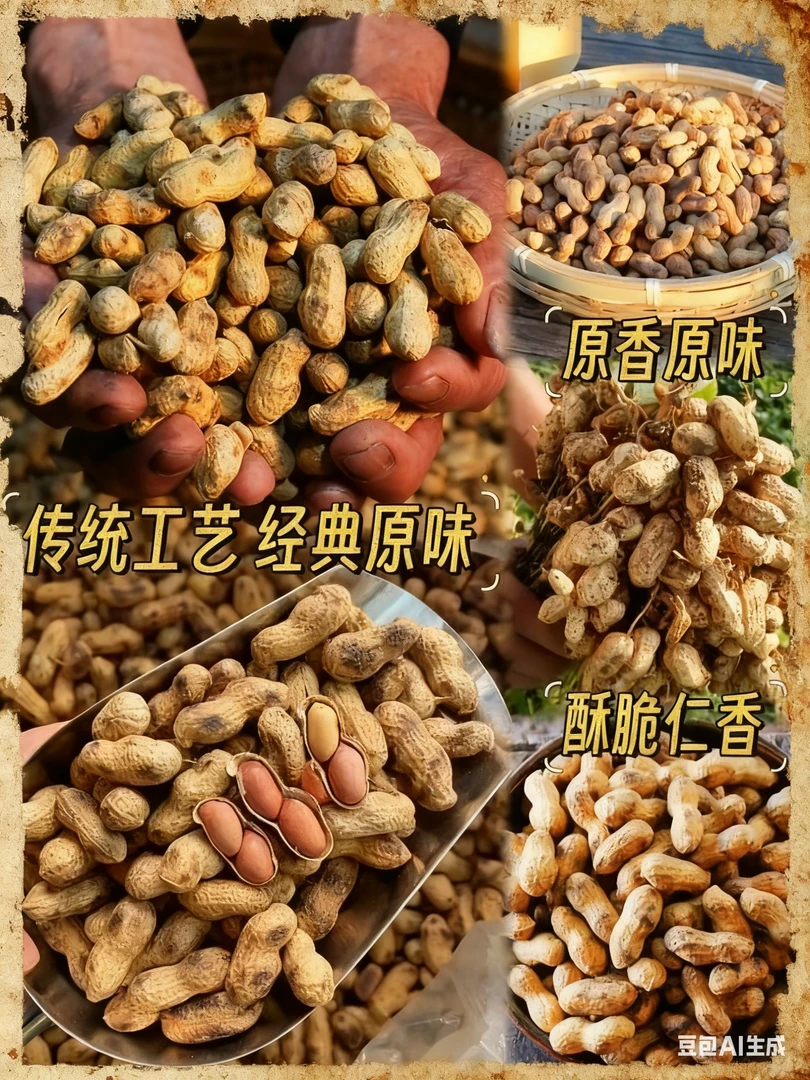 铁锅花生，酥酥脆脆，营养美味