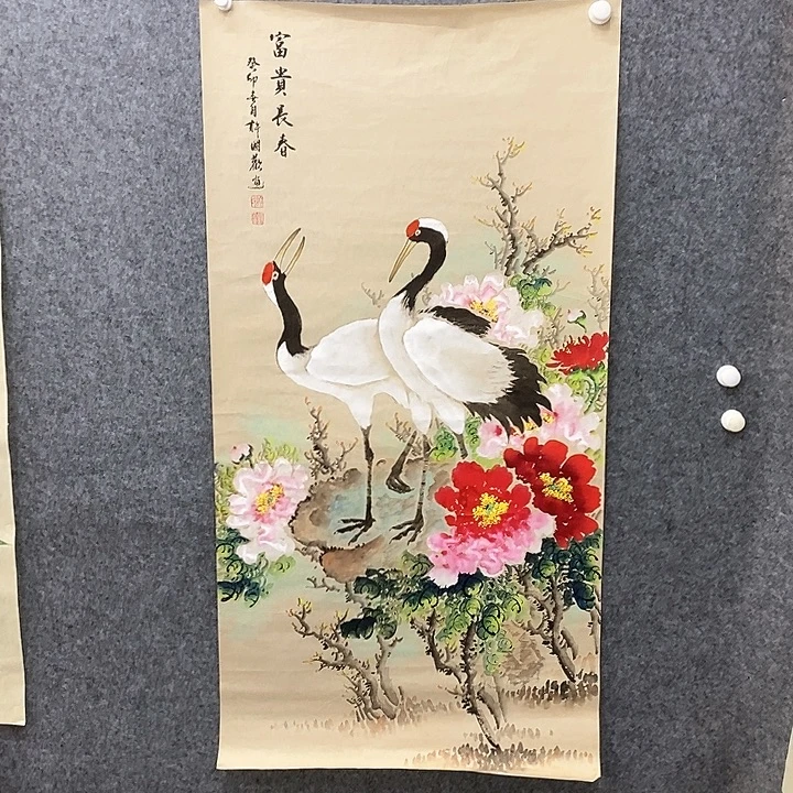 竖款新中式装饰画31