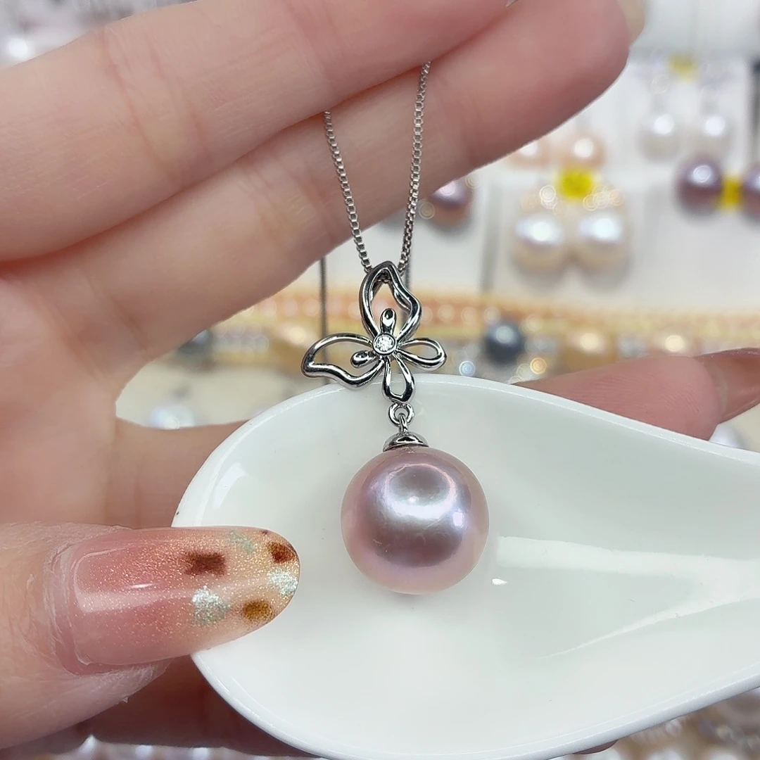 合金颈饰淡水珍珠