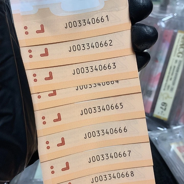 塑料003340661龙钞豹子666标十