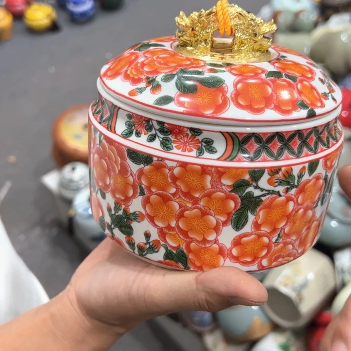 瑕疵福利品陶瓷茶叶罐