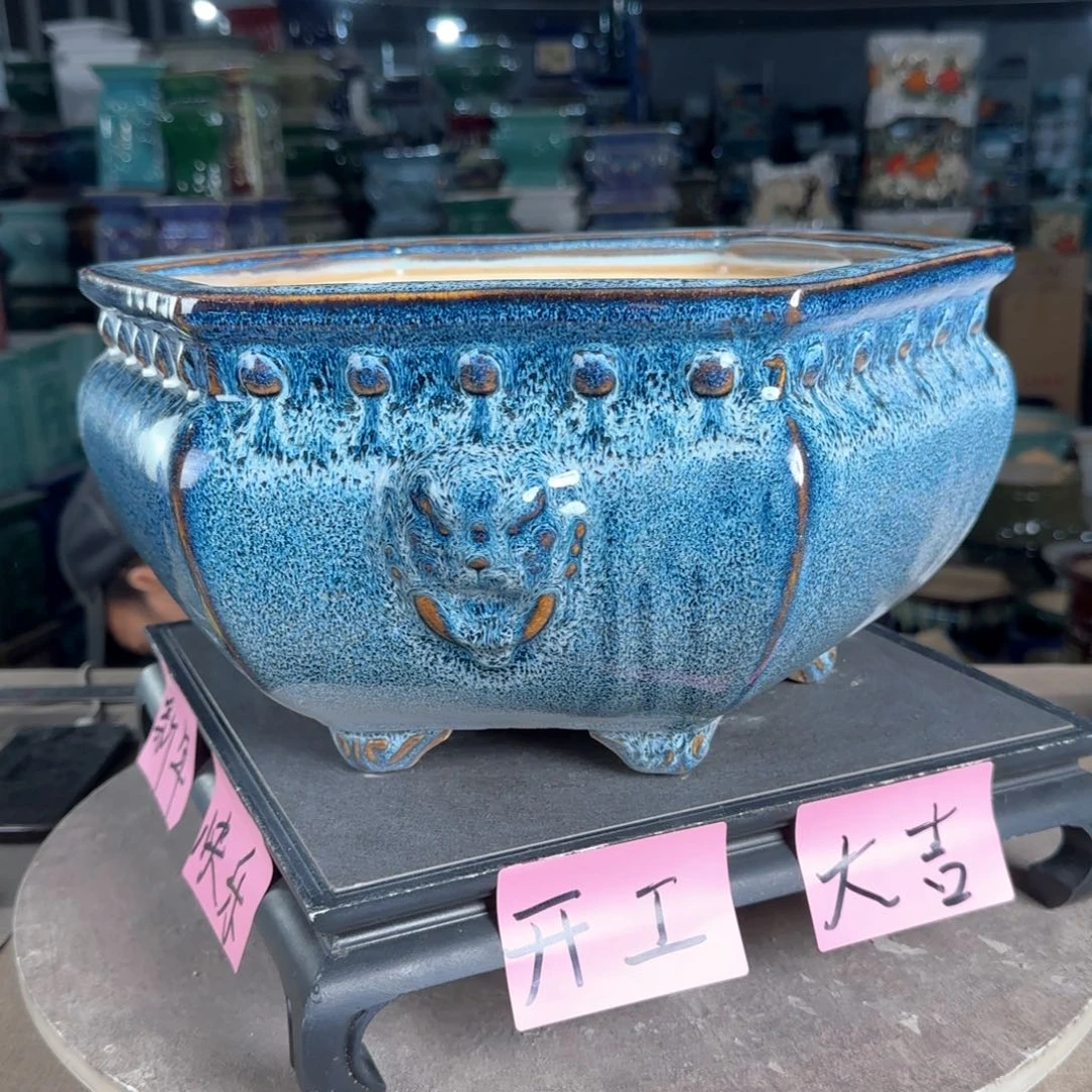 一风堂石湾花盆。微瑕