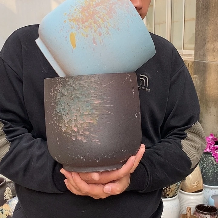 花盆紫砂口19高19福利