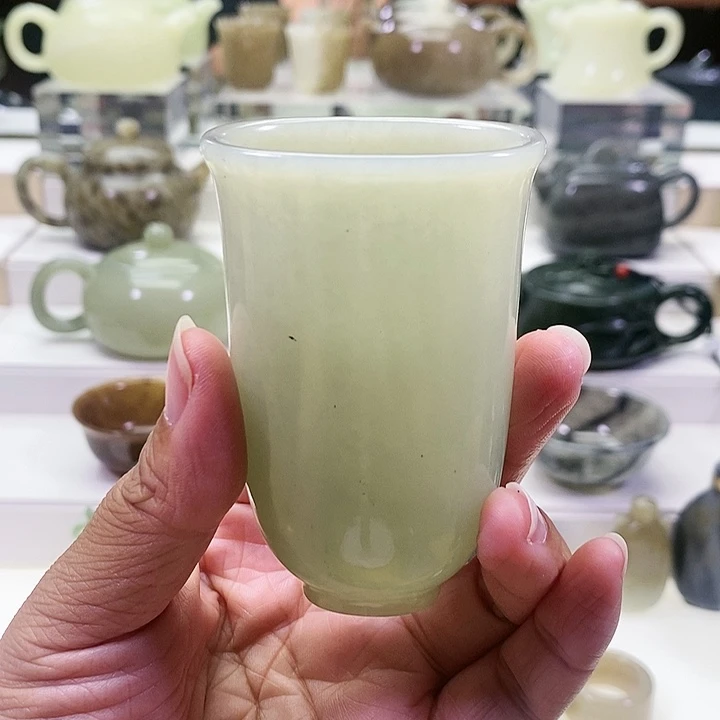 未镶嵌和田玉挂件H****r茶杯