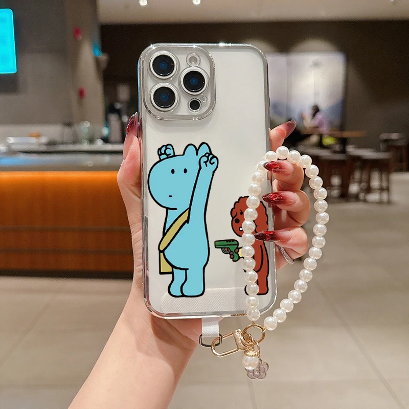 【苹果】被迫举手图案适用苹果系列iphone16/15/14手机壳手链防摔