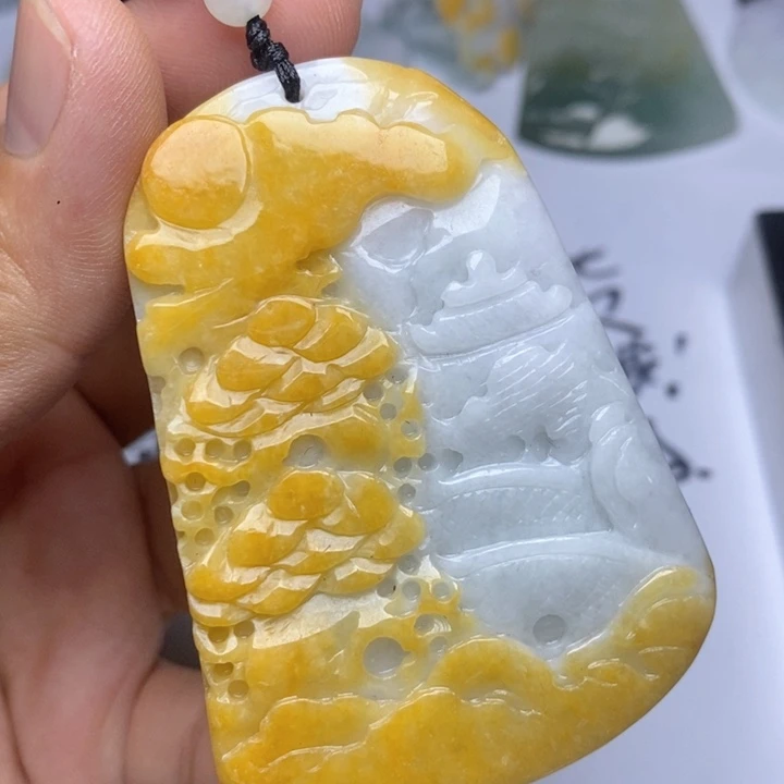 颈饰未镶嵌翡翠翡翠
