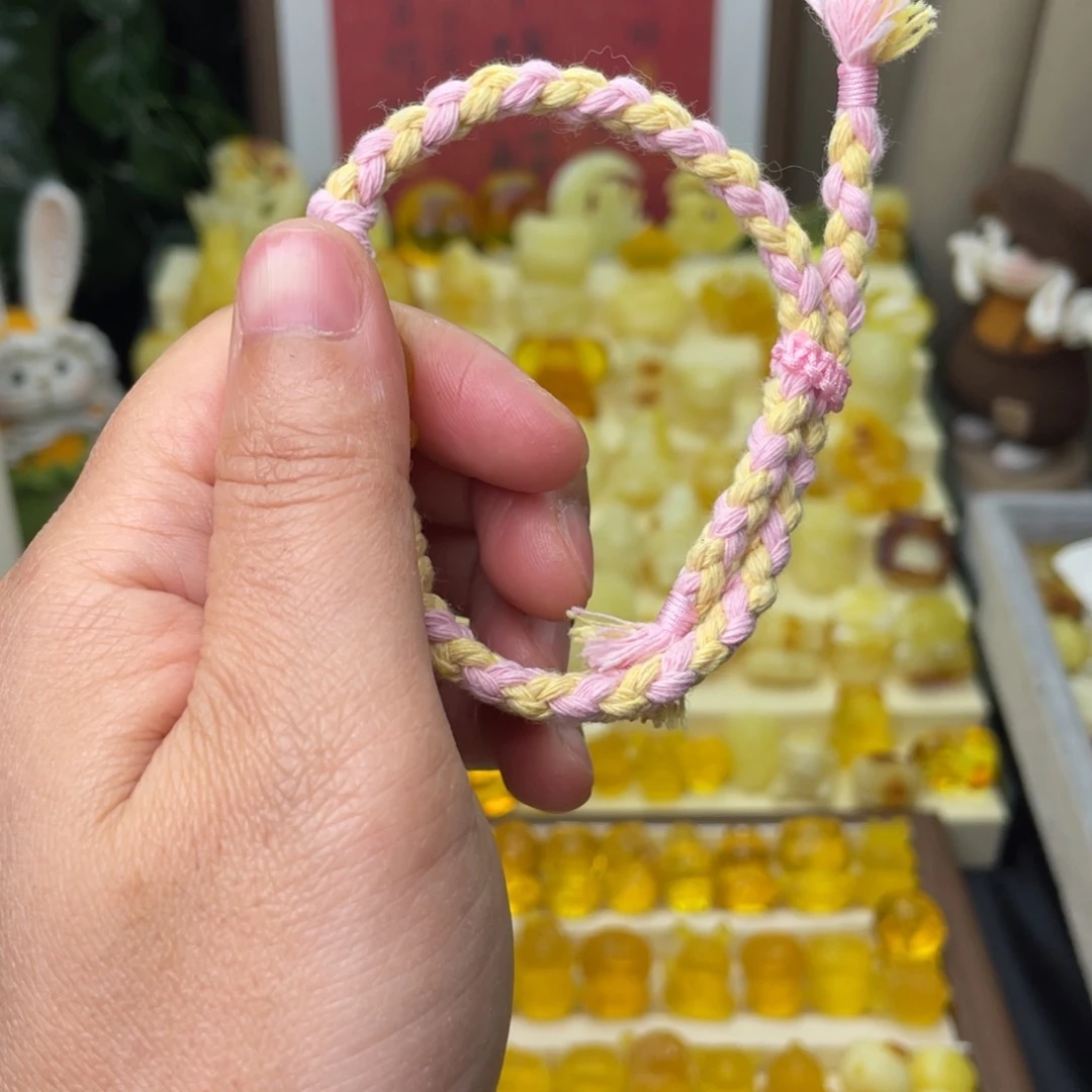 琥珀颈饰未镶嵌手绳