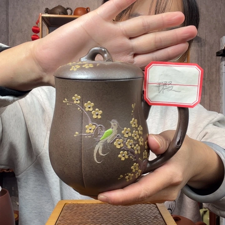 茶杯紫砂原矿紫砂杯