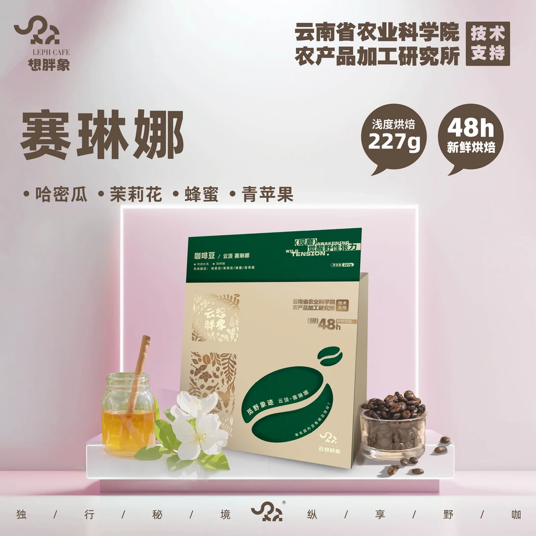 【觅野象迹】赛琳娜咖啡豆227g 浅烘【哈密瓜/茉莉花/蜂蜜/青苹果】