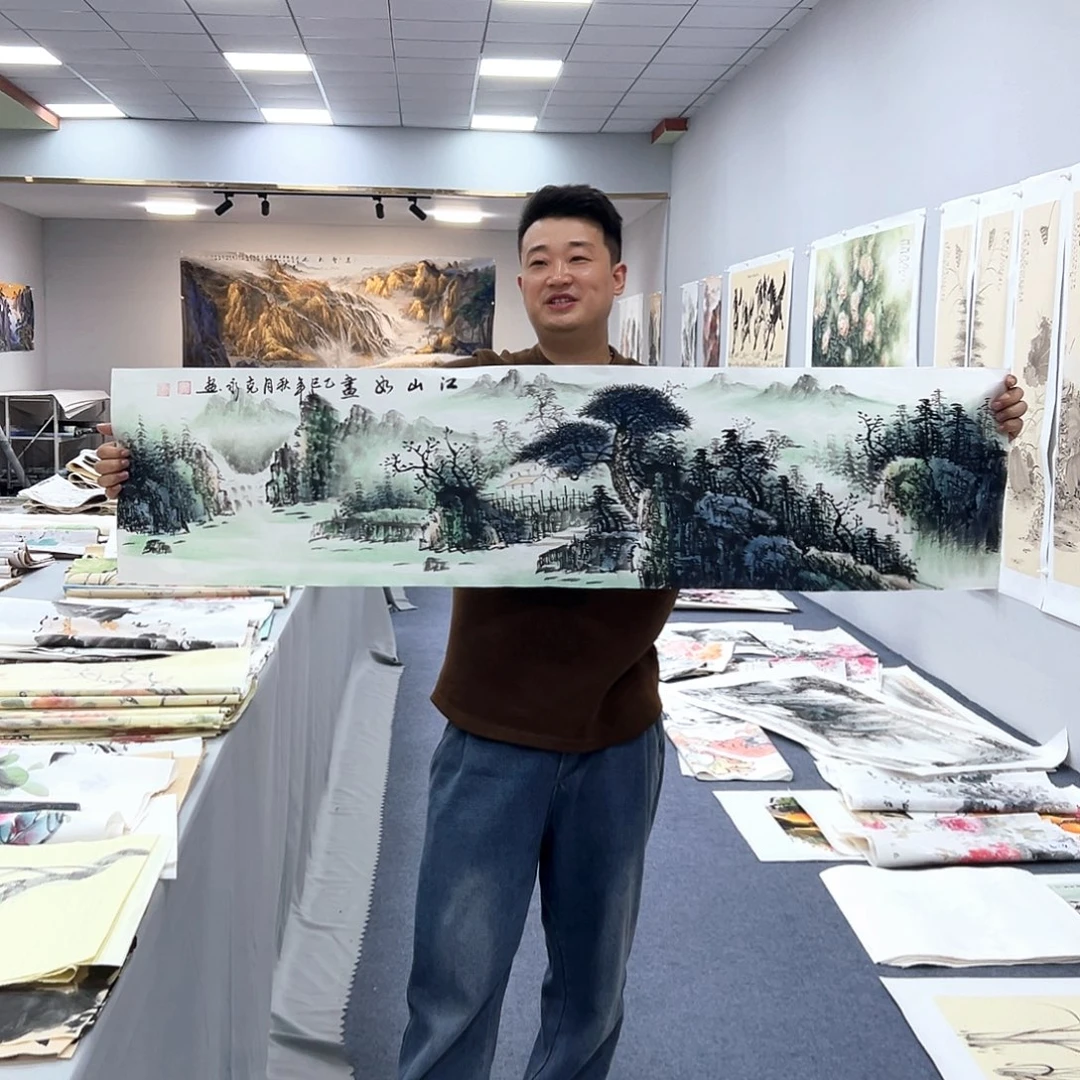 国画国画作品宣纸纯手绘