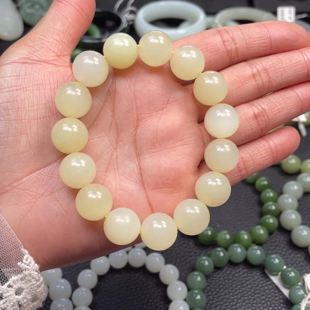 和田玉未镶嵌手链