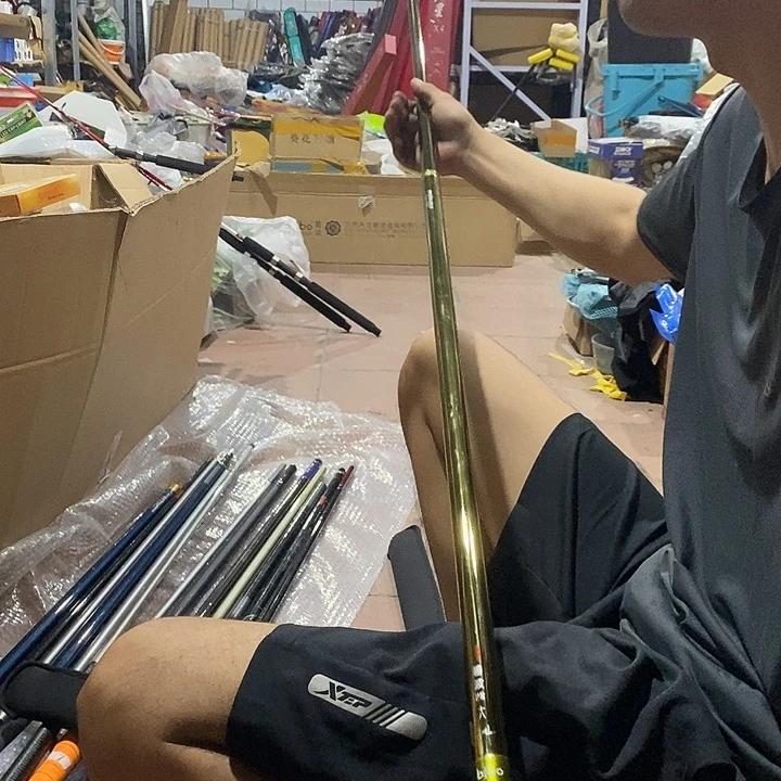 碧波黄金版5.4米鱼竿一根瑕疵带一根二节不退不换