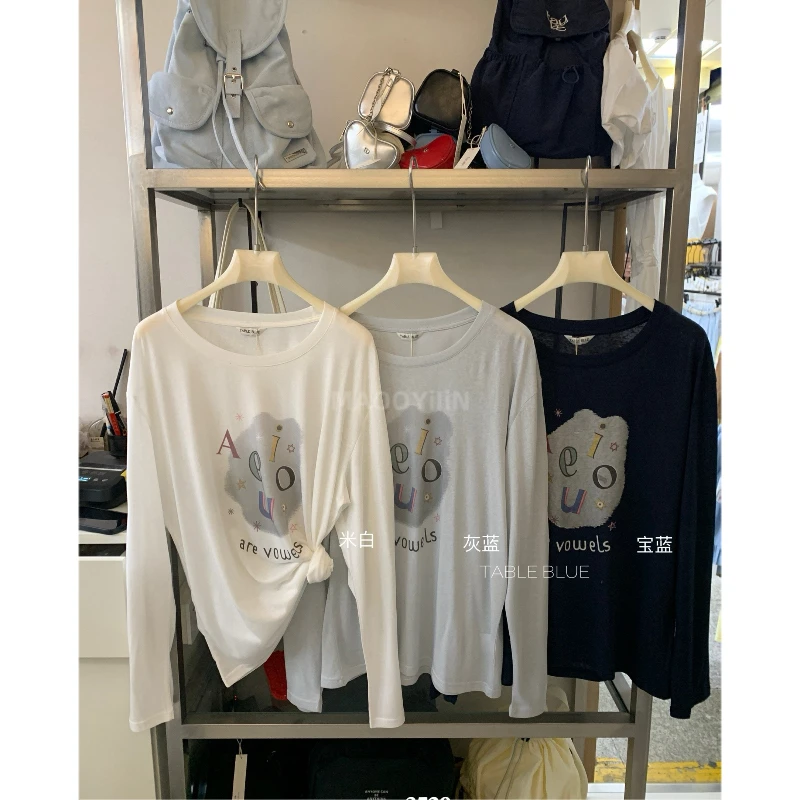 T653529【 长袖印花长袖T恤 】2025