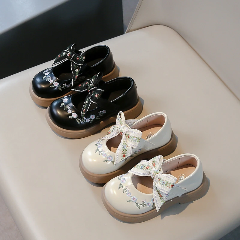 ABC2025春秋新款儿童鞋子女孩女宝宝女童公主鞋软底豆豆单鞋韩系