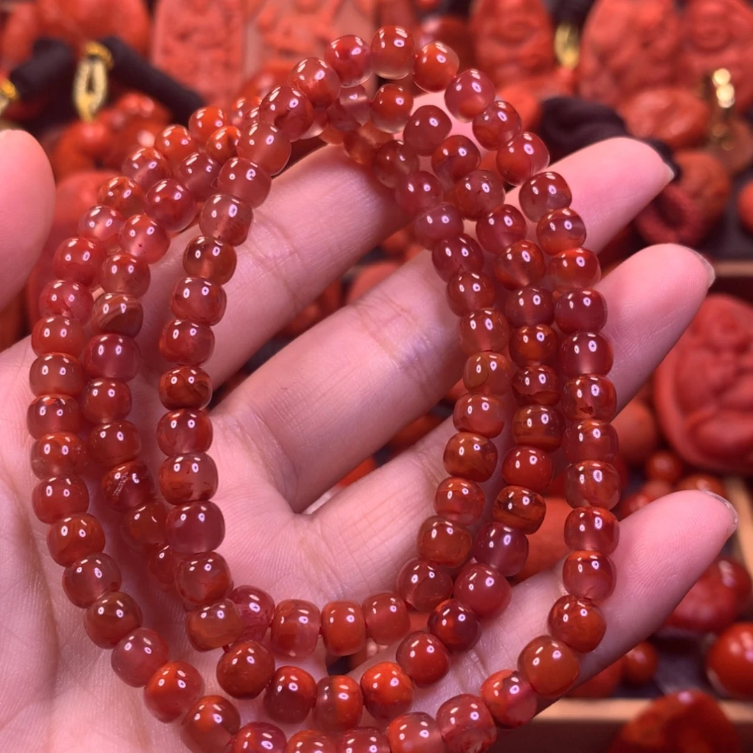 【闪购商品】未镶嵌多圈南红玛瑙