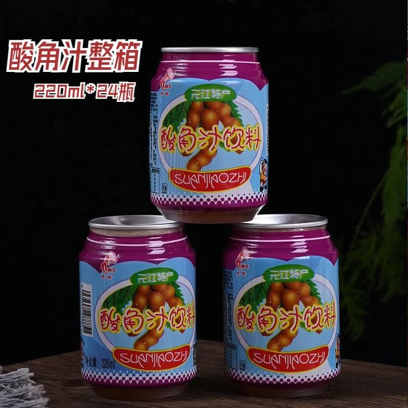 新鲜特产元江酸角饮品220mlx24罐装整箱云南风味果汁饮料