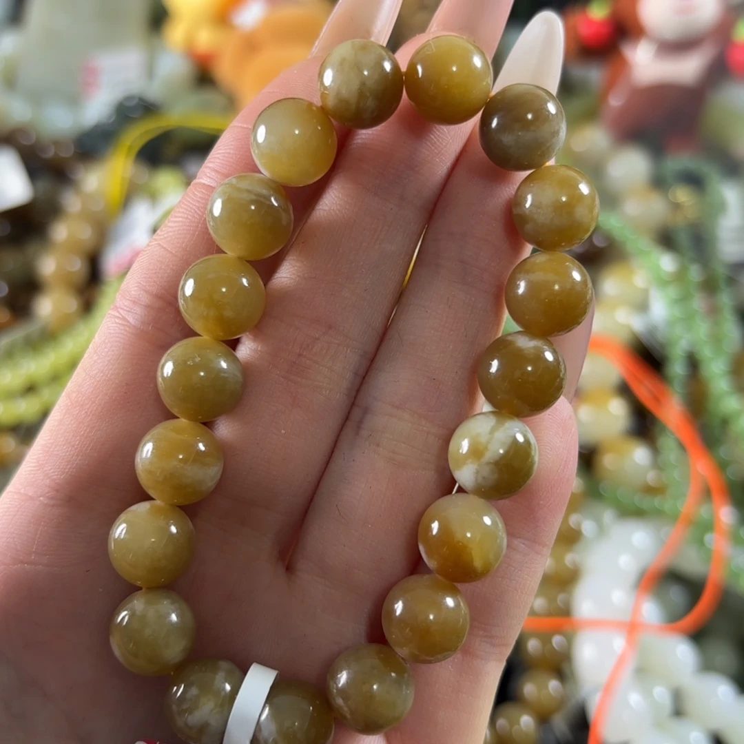 和田玉未镶嵌手链154