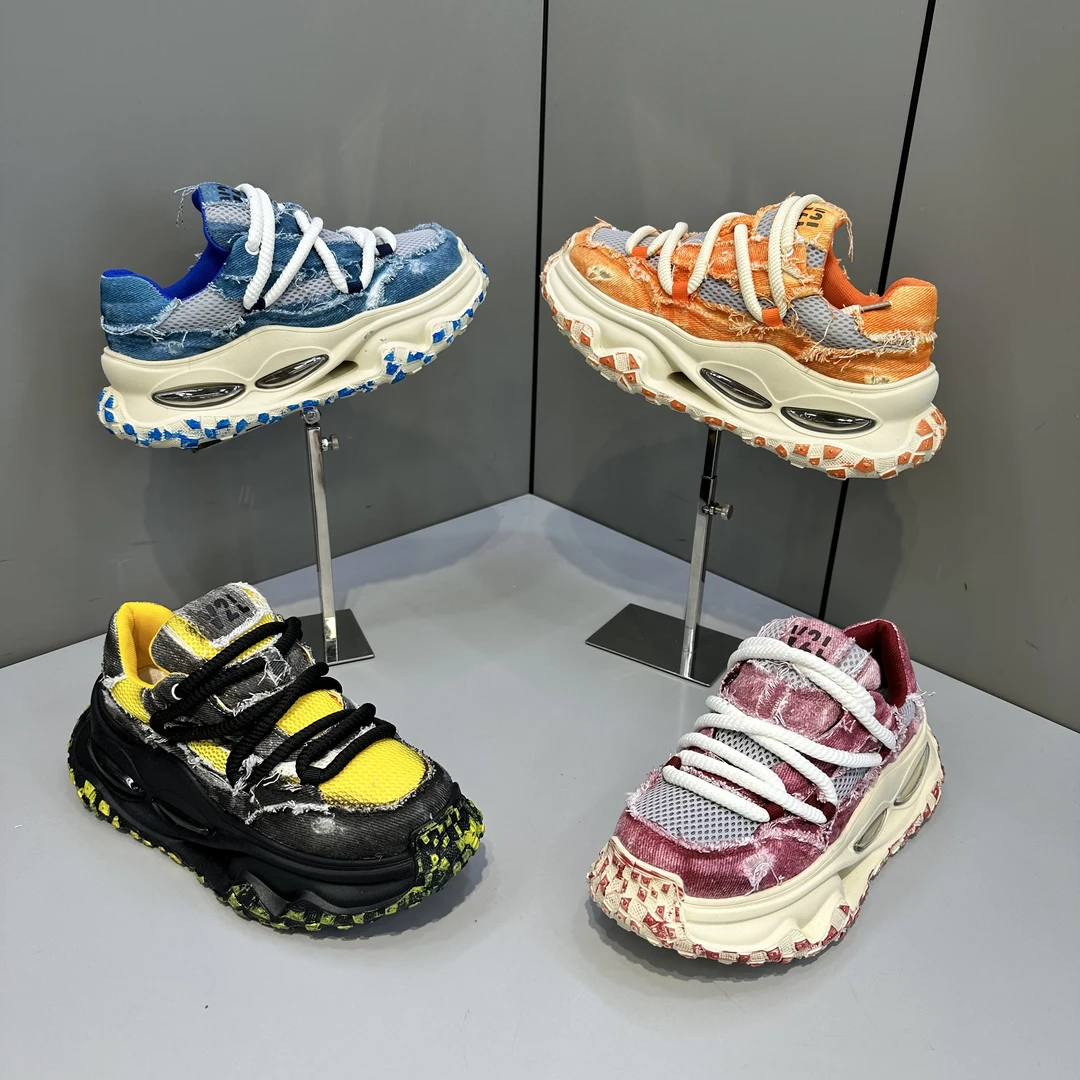 欧洲站潮牌男士运动时尚休闲百搭青春小众软底潮流潮鞋（皮鞋尺码）