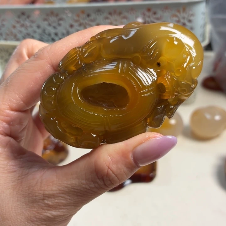 玛瑙/玉髓未镶嵌吊坠(不含链)