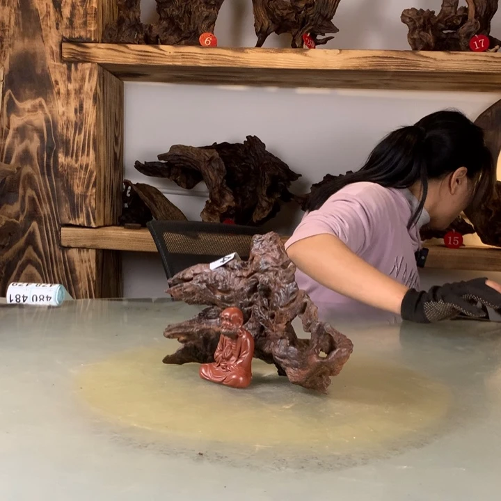 暴***生天然的云南紫柚木会黄水