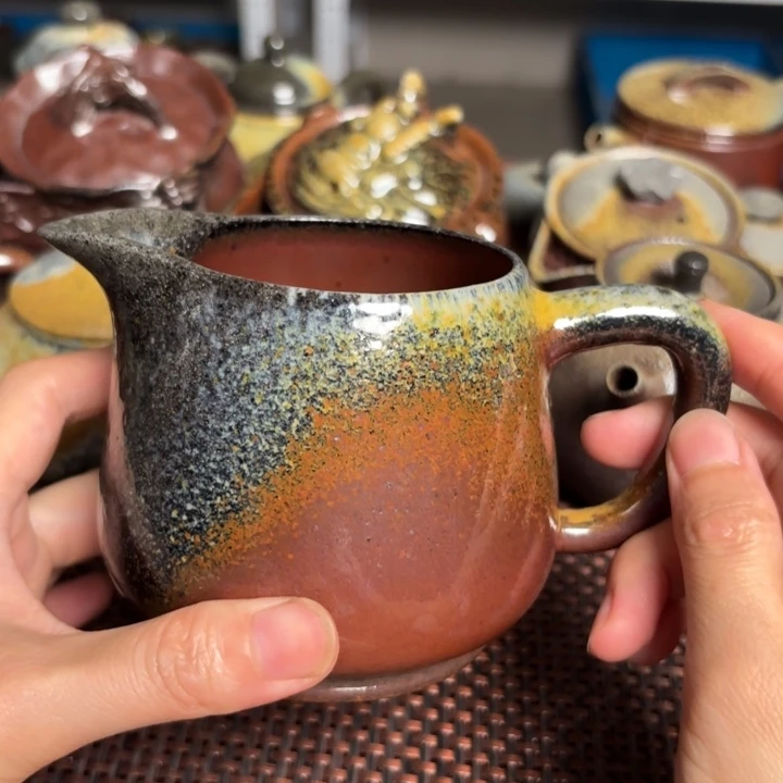 茶杯紫砂泉*玻化功杯360