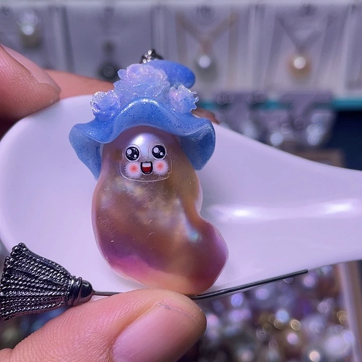 颈饰合金淡水珍珠50