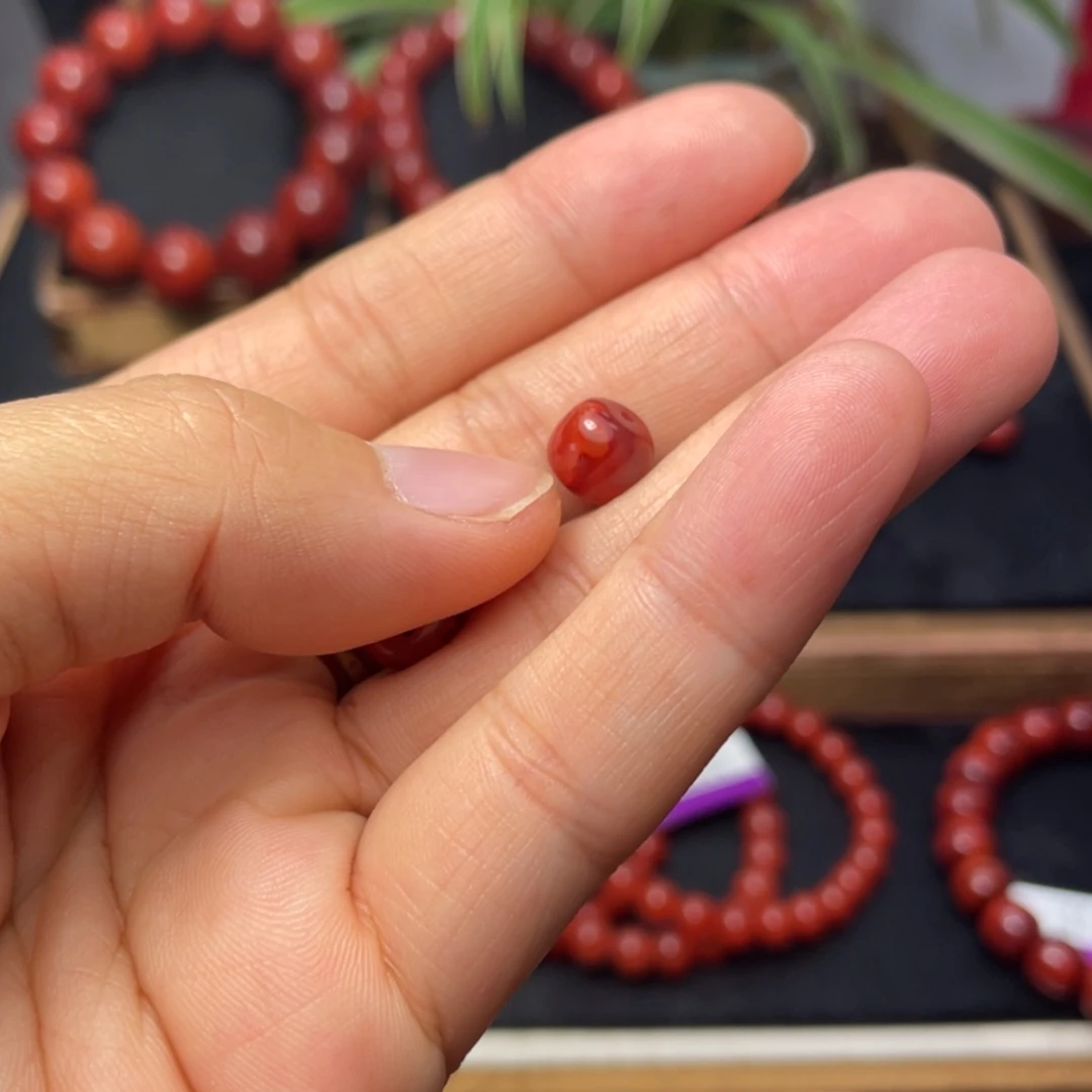 【闪购商品】未镶嵌单珠8南红玛瑙多样性发1