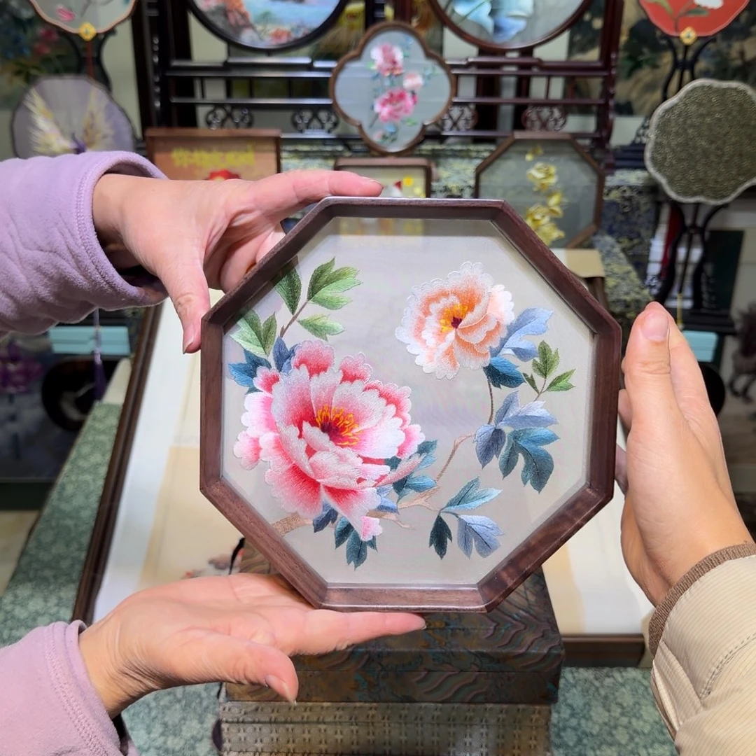 刺绣手工苏绣工艺制作技艺精湛