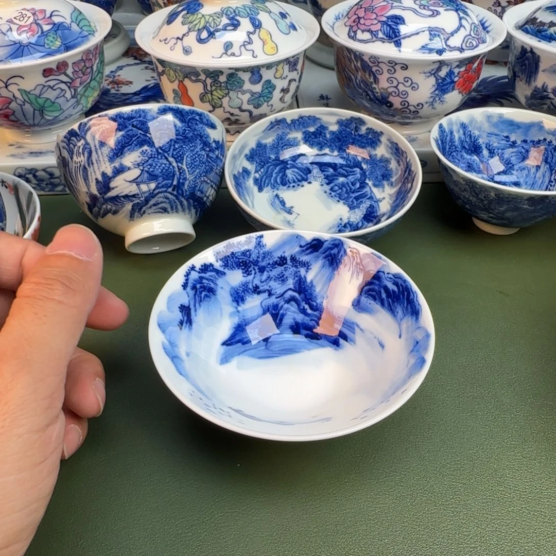 陶纯手工纯手绘茶具296