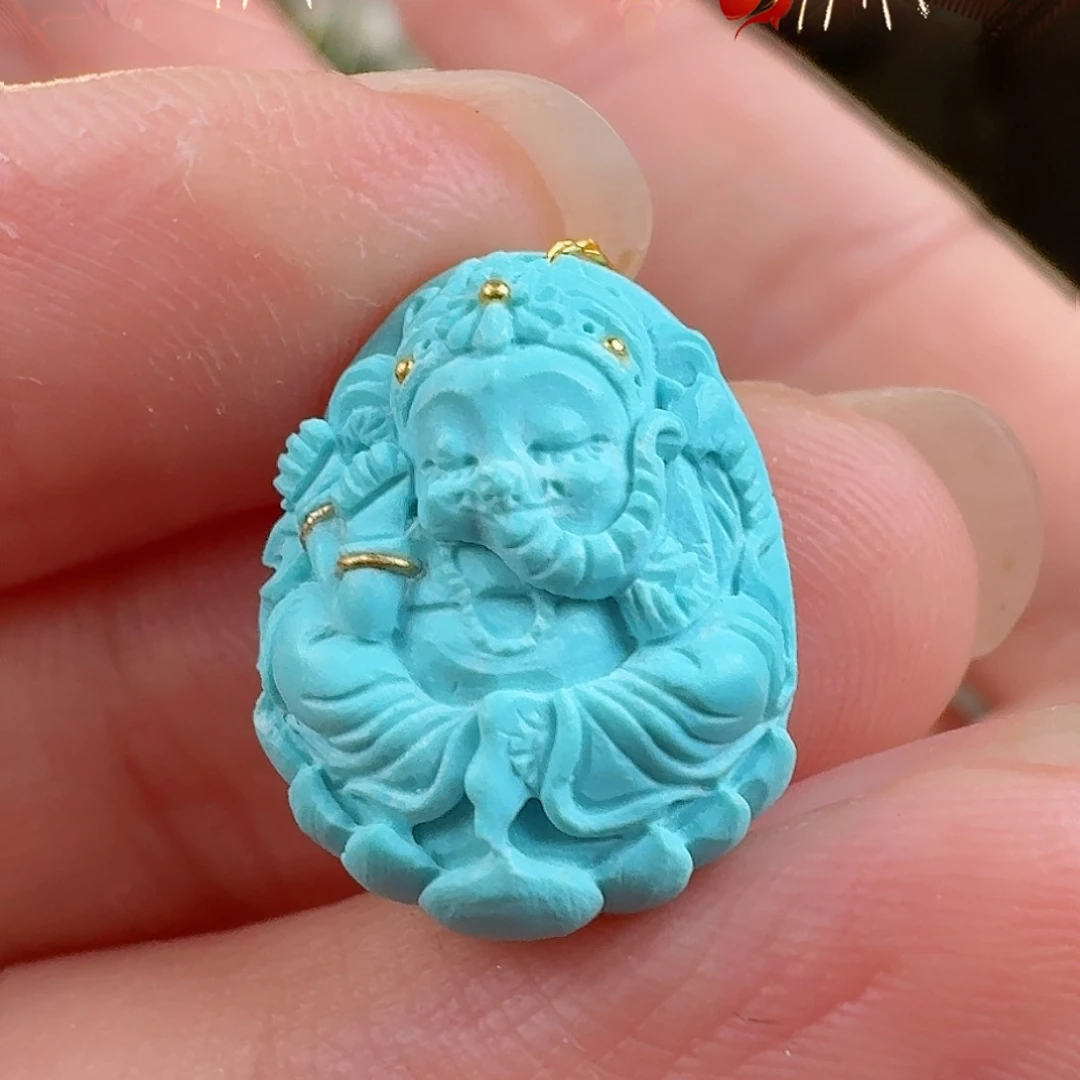 绿松石珠宝奇石未镶嵌