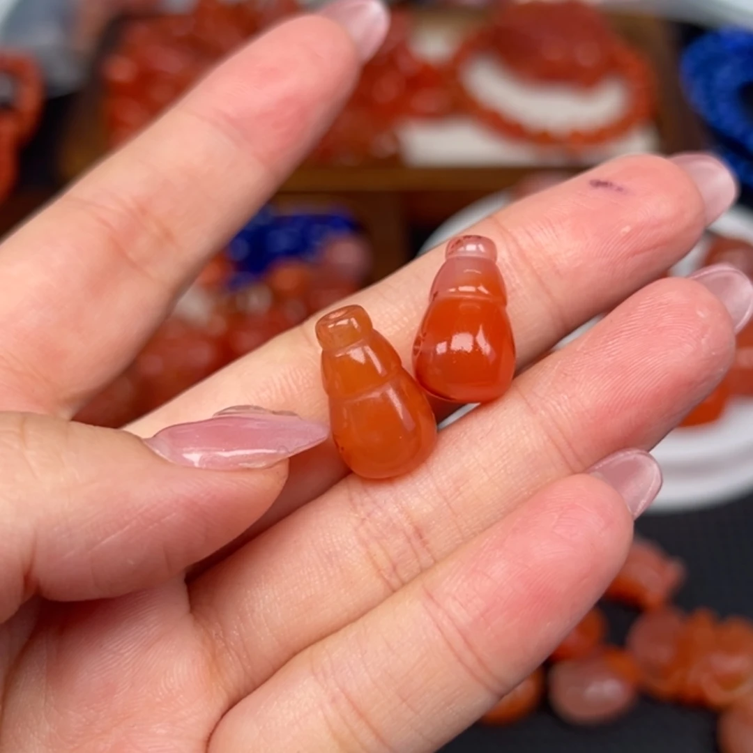 南红玛瑙未镶嵌吊坠(不含链)