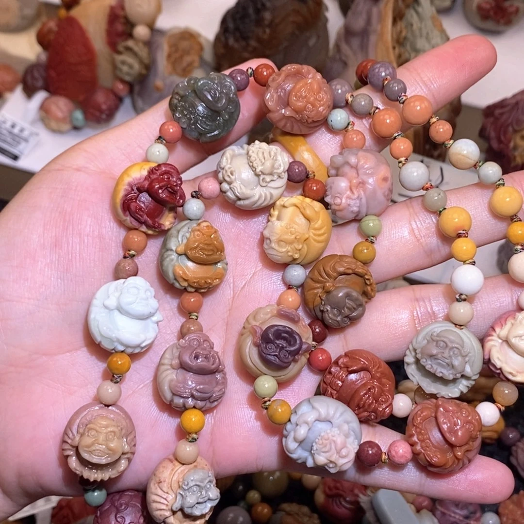 石英质玉（阿拉善玉）未镶嵌手链