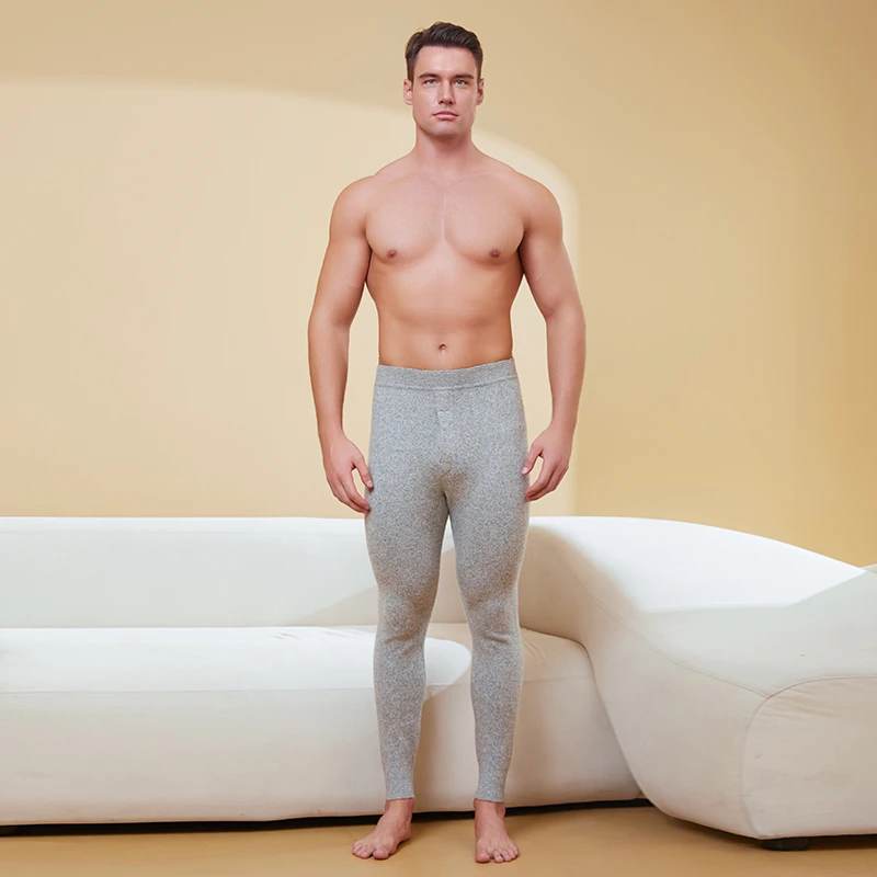 25款加厚不起球保暖男厚款纯色成人保暖裤冬季底裤秋裤绒裤