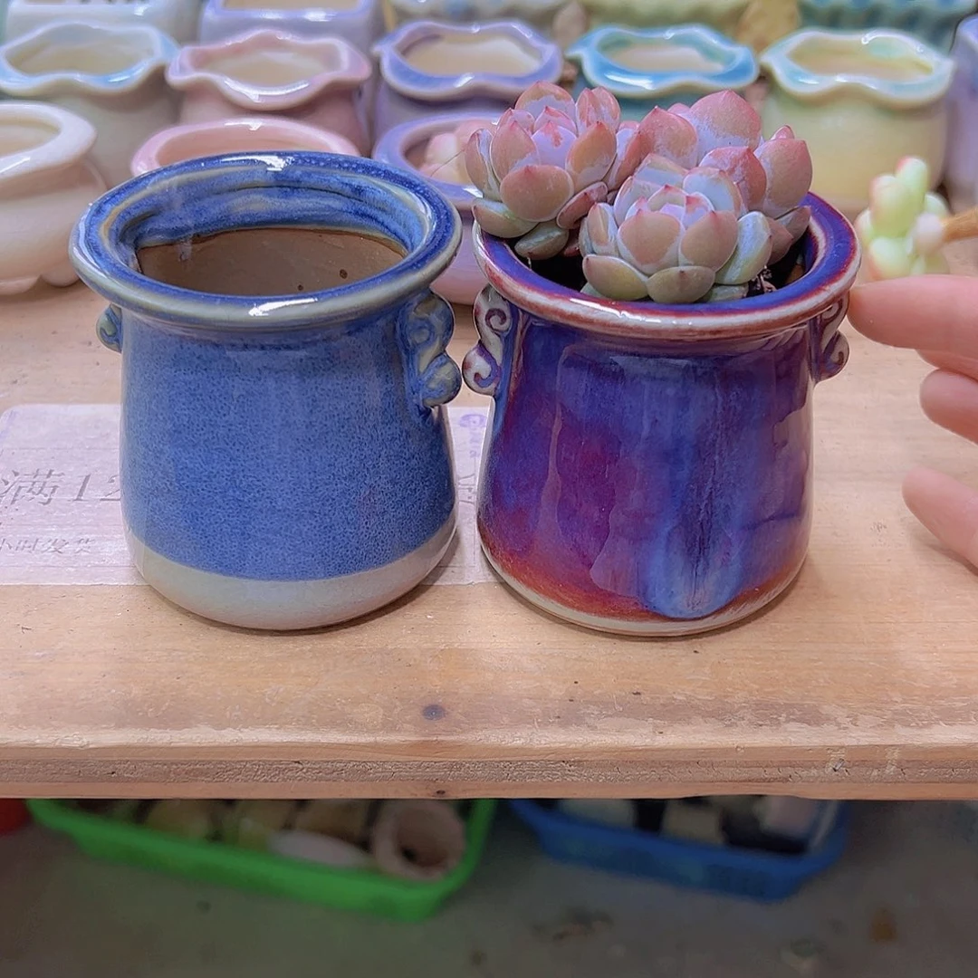 陶瓷花盆当场满12包邮