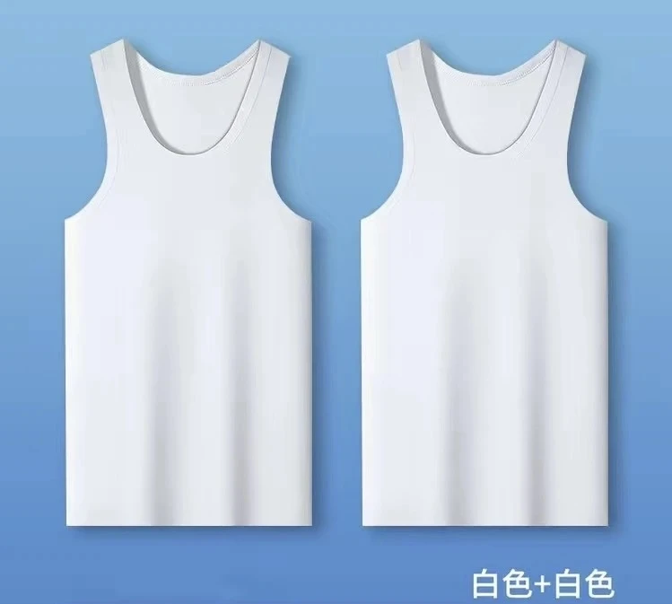 男士夏季薄款吸汗透气健身运动纯色内穿打底男士背心