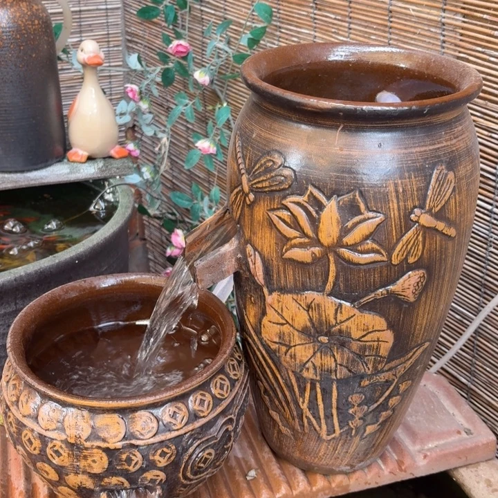 粗陶口径19/39，20/16进水口2.5厘米