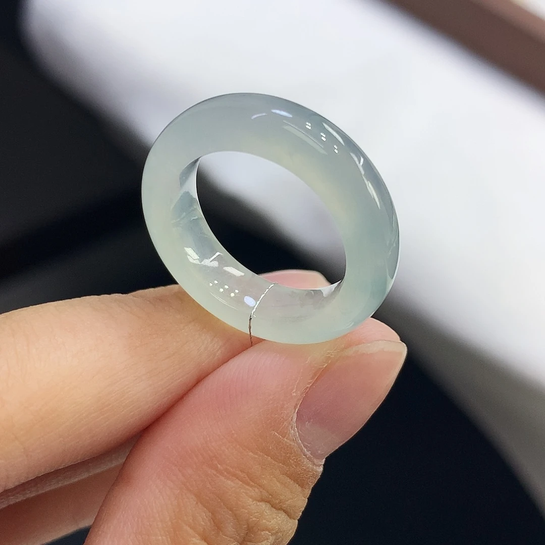 翡翠未镶嵌戒指14号