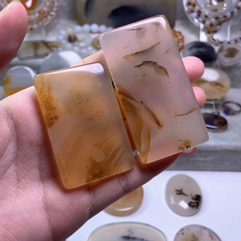 【闪购商品】玛瑙/玉髓颈饰合金桂*仔