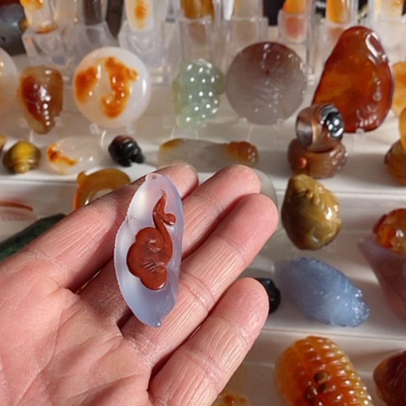 【闪购商品】玛瑙/玉髓挂件未镶嵌