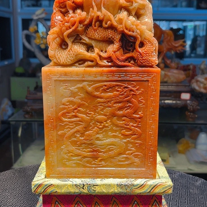 黄***夕寿山石寿山石雕刻工艺品