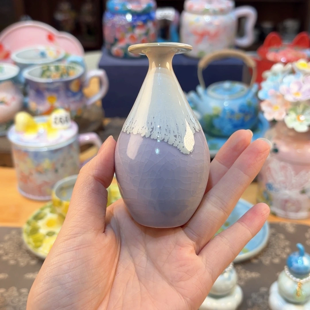 景德镇手绘高温釉下彩陶瓷茶具