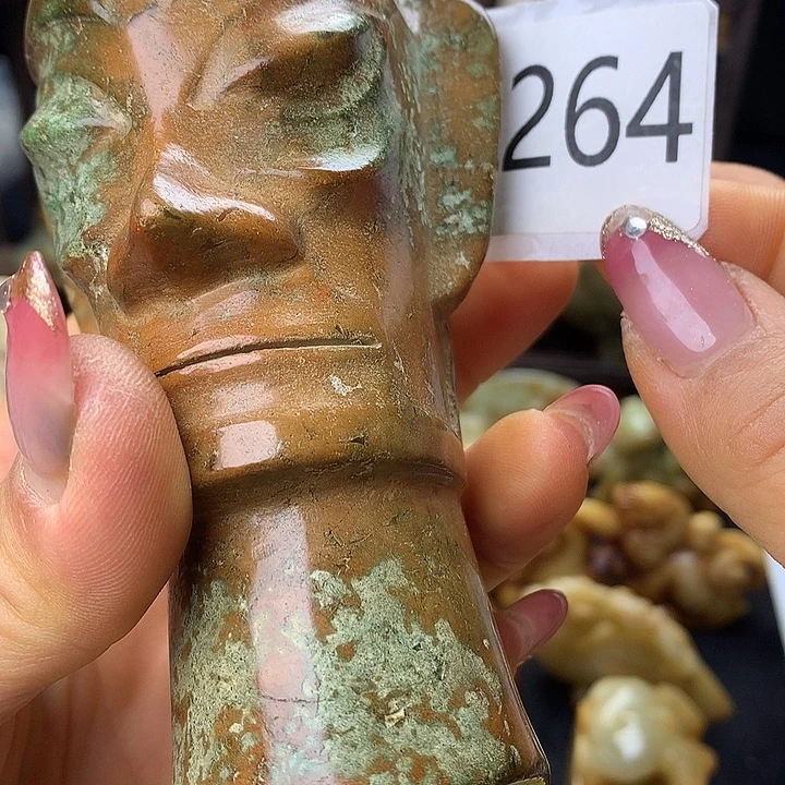 和田玉银S925镀金镶嵌颈饰