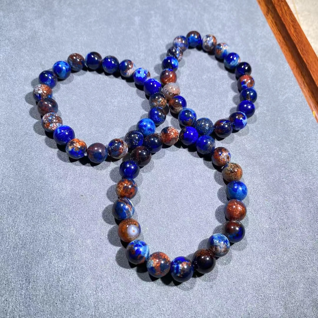 卡10mm玛瑙手串  多样性发其一【MN0047】